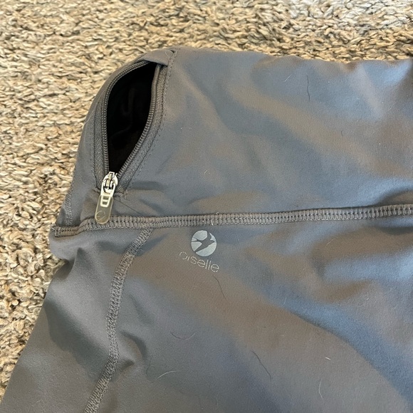 GUC Oiselle Running Tights Size 8 Grey - Picture 7 of 8